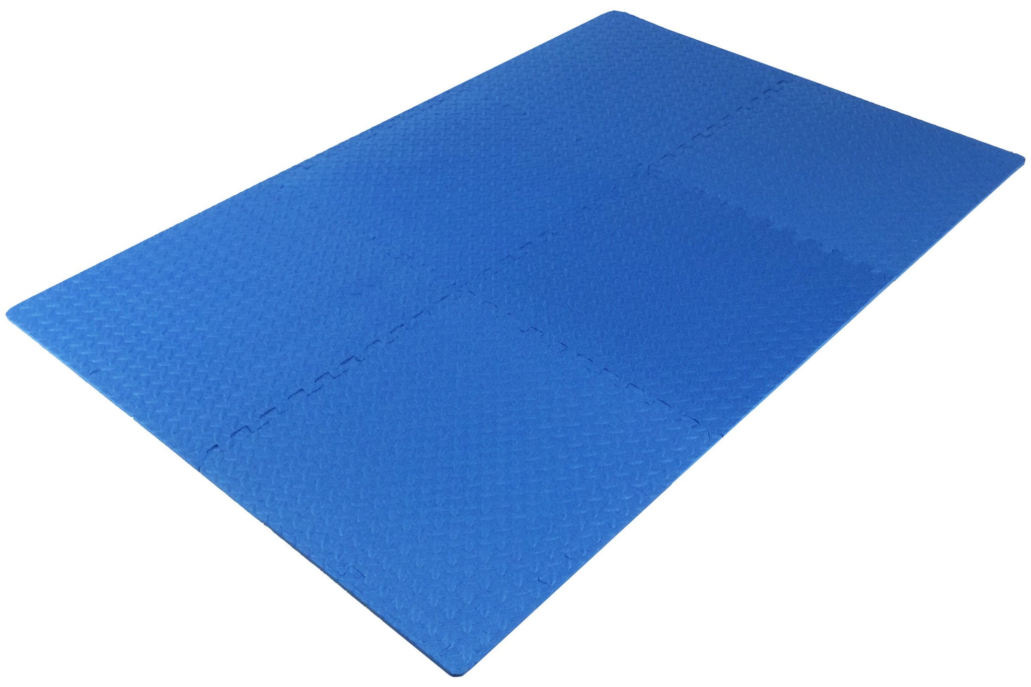 ProSource Extra Thick Puzzle Exercise Mat, 1, Eva Foam Interlocking tiles, Blue